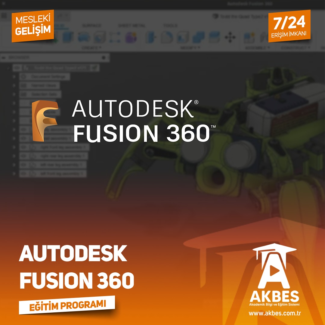 Autodesk Fusion 360 Eğitim Programı