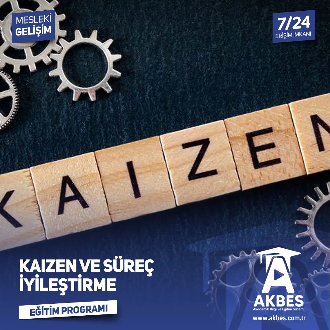 Kaizen ve Süreç İyileştirme Eğitimi ile operasyonel verimliliği artırmayı, israfı azaltmayı ve sürekli iyileştirme kültürünü işletmenize kazandırmayı öğrenin!